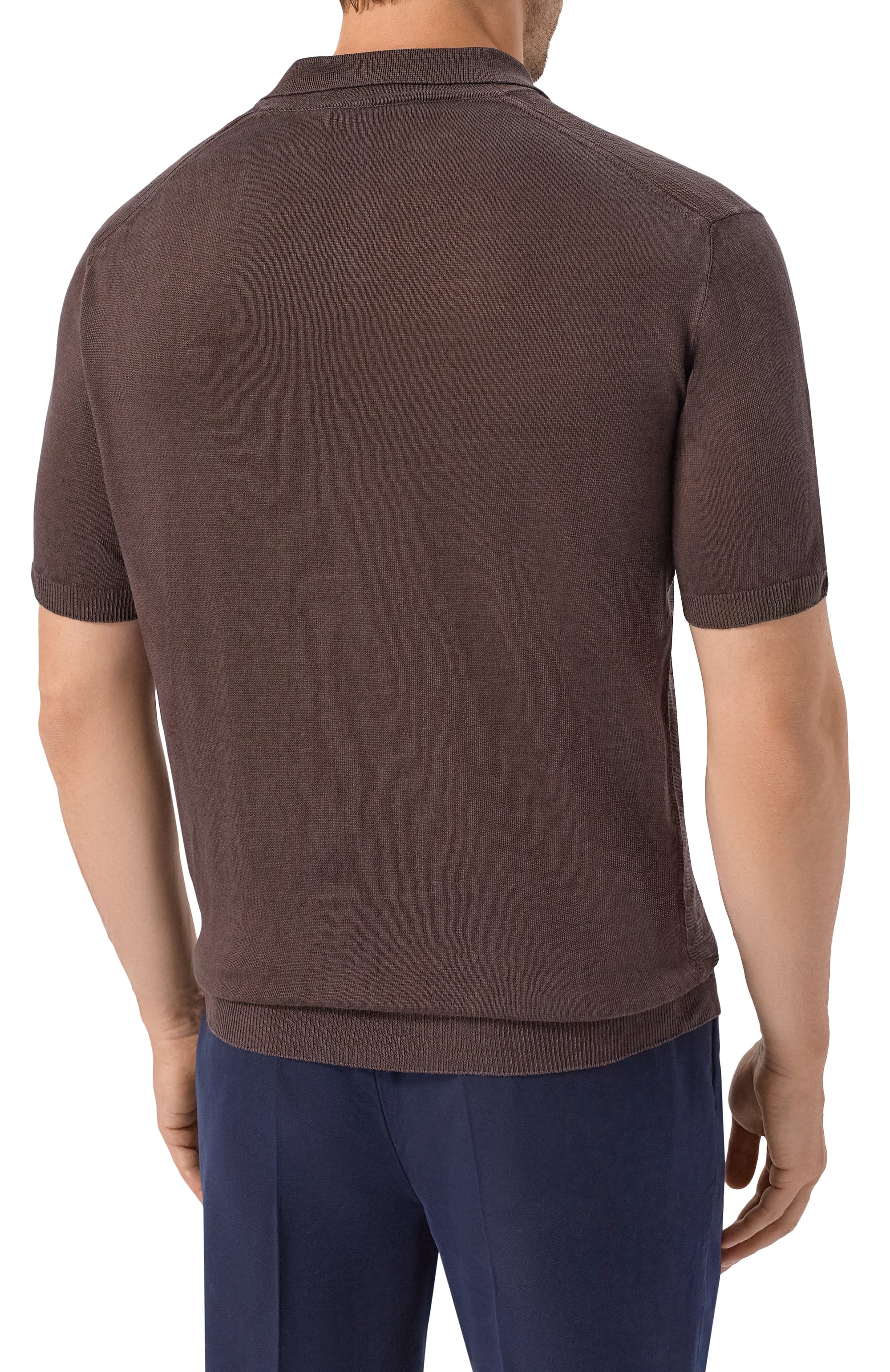 Льняное поло CORNELIANI, арт. 27M570/2725135, фото 4