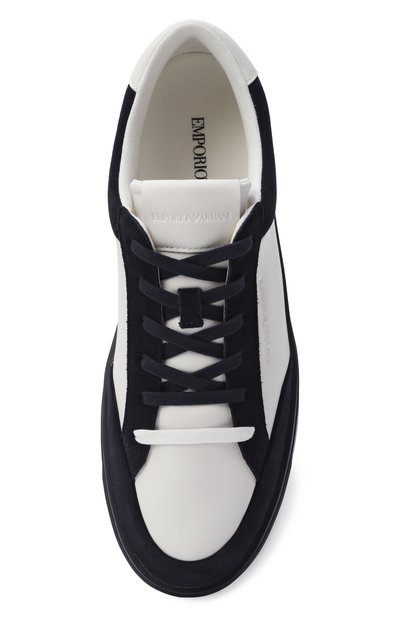 Кожаные кеды EMPORIO ARMANI, арт. EM004784/AF23198, фото 5