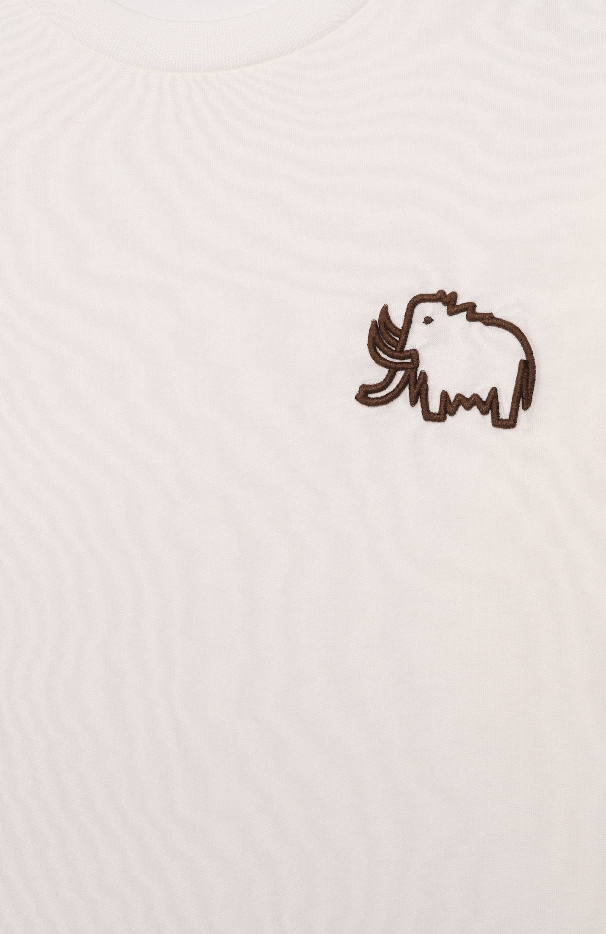 Хлопковый лонгслив IL GUFO, арт. A25GTA0003MF002_001, фото 3