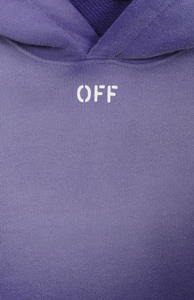 Хлопковое худи OFF-WHITE, арт. 0GBB002S25FLE004/12+, фото 3