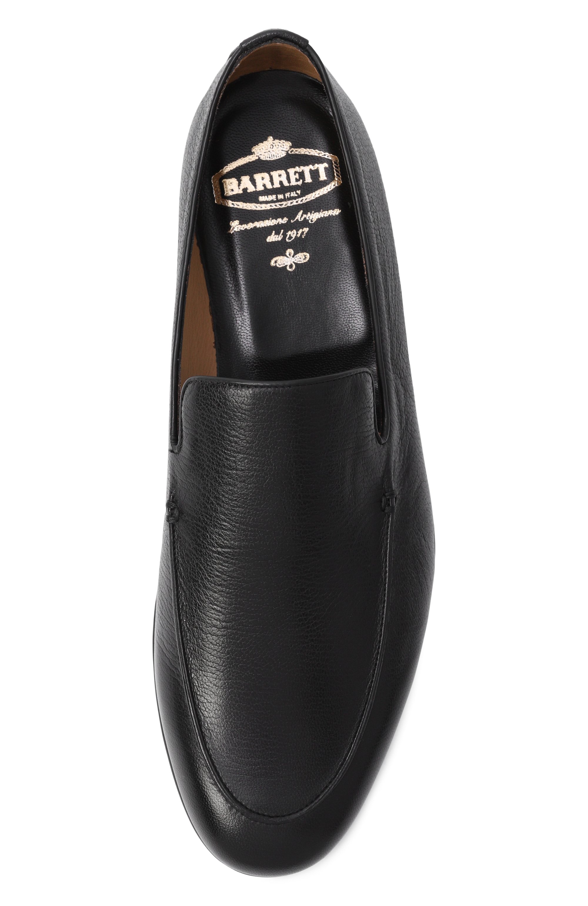 Кожаные лоферы BARRETT черного цвета по цене 66500 руб., арт. 261U039.7/WALL, фото 5 Кожаные лоферы BARRETT, арт. 261U039.7/WALL, фото 5