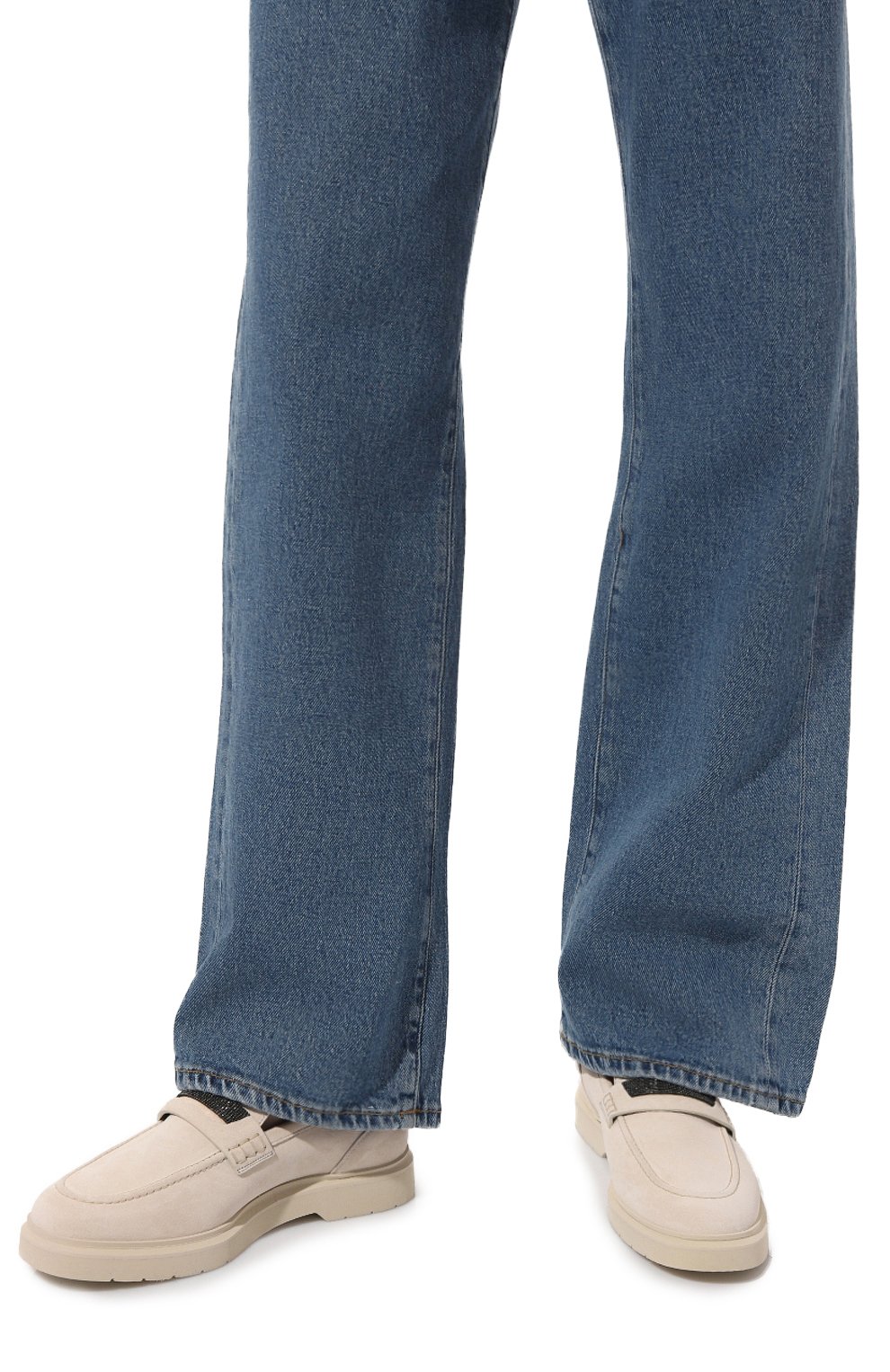 Замшевые лоферы BRUNELLO CUCINELLI, арт. MZSFGBP120, фото 3