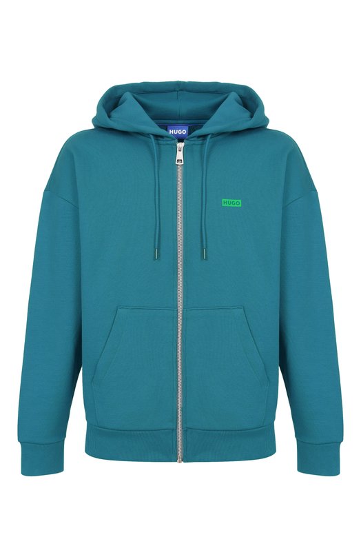 Хлопковая толстовка HUGO Blue 50520017 Зелёный 50520017