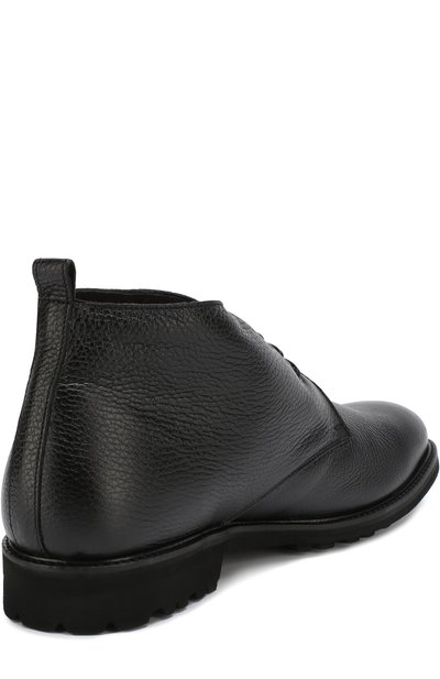 Кожаные ботинки на шнуровке с внутренней меховой отделкой CORNELIANI, арт. 82TM58-8820983, фото 4