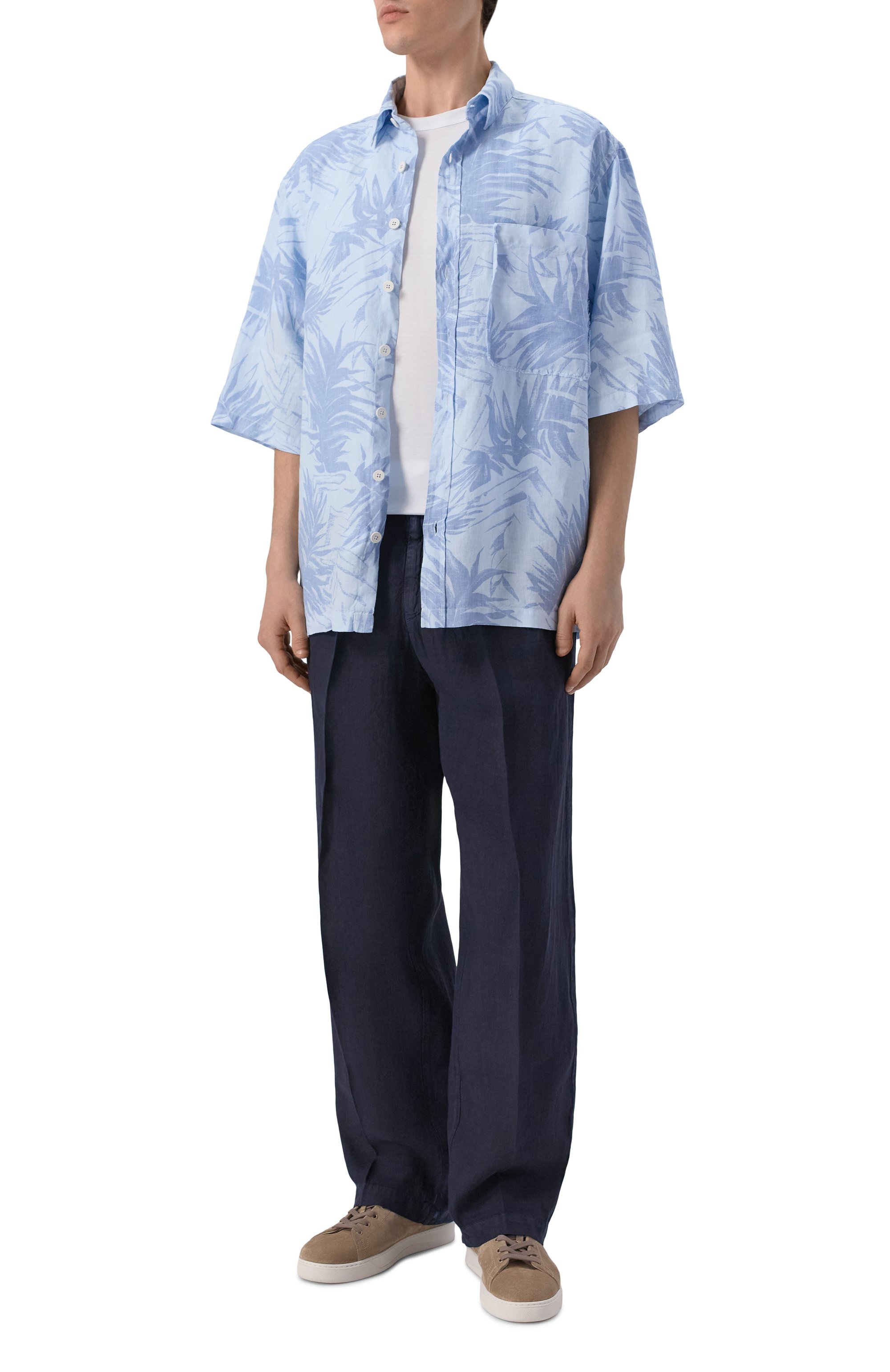 Льняная рубашка INLINUM, арт. STEFAN0/TR0PICAL, фото 2