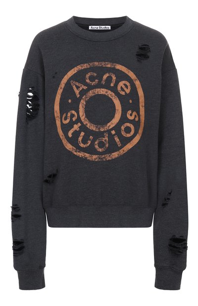 Женский хлопковый свитшот ACNE STUDIOS, арт. FN-UX-SWEA000044/CI0179