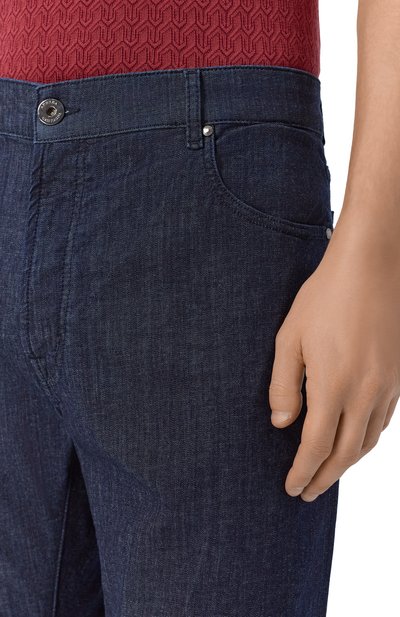 Джинсы ANDREA CAMPAGNA темно-синего цвета по цене 35200 руб., арт. P-ED BLUE RINSE/DUCKY SPACE BLUE, фото 5 Джинсы ANDREA CAMPAGNA, арт. P-ED BLUE RINSE/DUCKY SPACE BLUE, фото 5