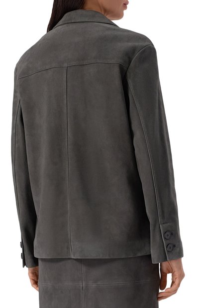 Замшевый жакет 12 STOREEZ, арт. 127349, фото 4