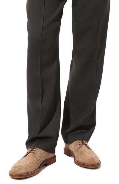 Замшевые дерби BRUNELLO CUCINELLI, арт. MZUPEB2315, фото 3