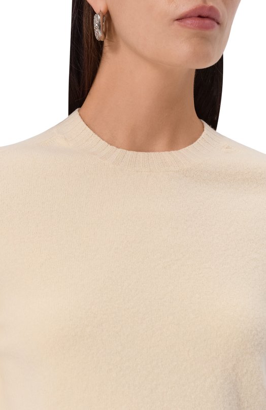 Шерстяной свитер Jil Sander J01GP0103/J14603 Кремовый  J01GP0103/J14603 Фото 5