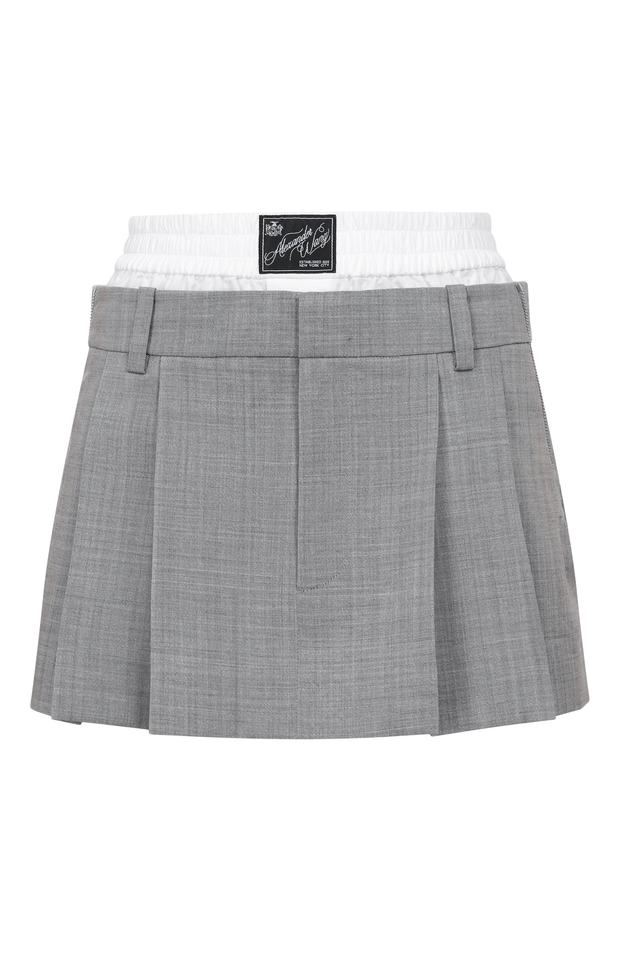 Юбка-шорты из шерсти и хлопка ALEXANDER WANG, арт. 1WC3265416, фото 1