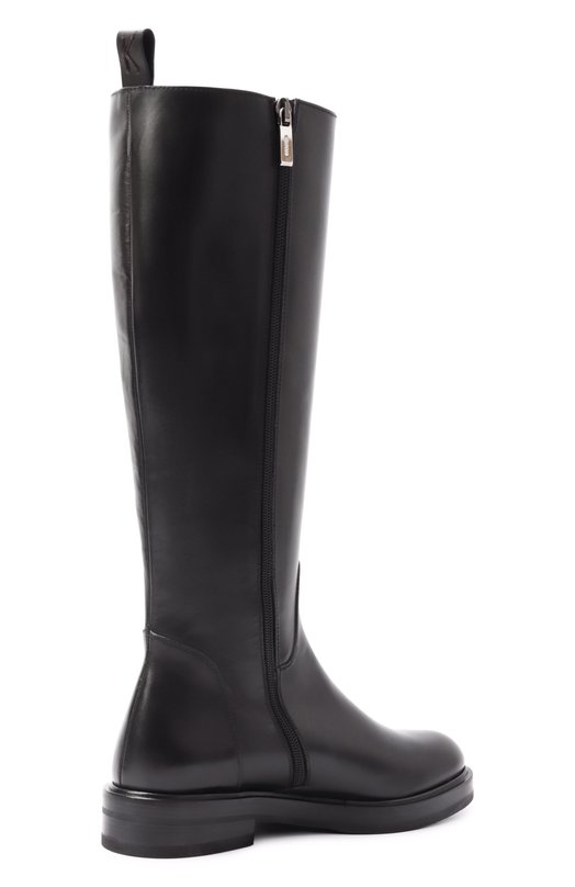 Кожаные сапоги Kiton D56806N0102401 Чёрный  D56806N0102401 Фото 5