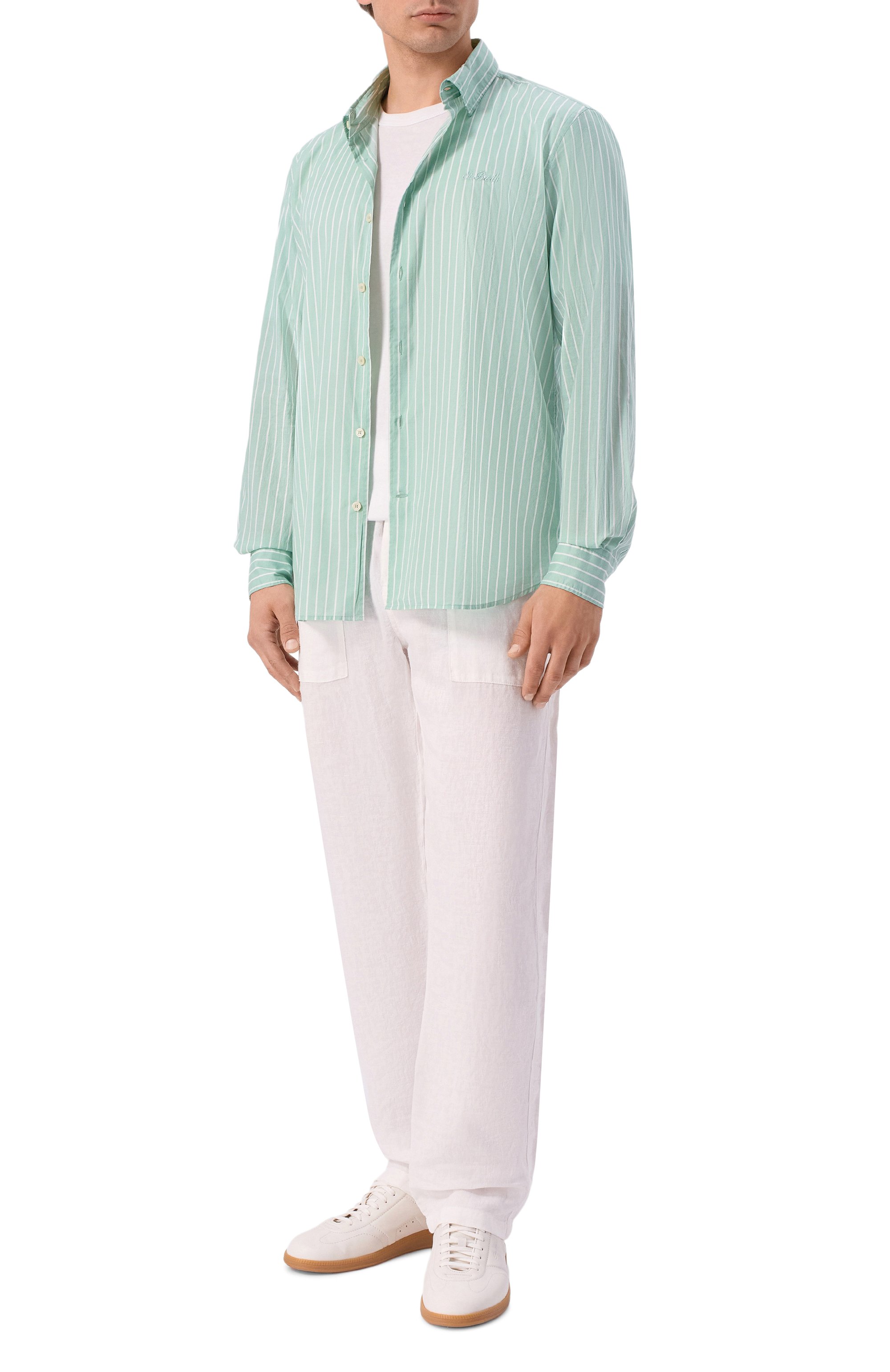 Хлопковая рубашка MC2 SAINT BARTH, арт. LCM0001-01582L/CHEMISE ICE, фото 2