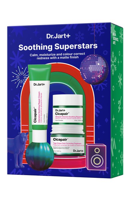 Набор успокаивающих средств для лица soothing superstars (50+15+10ml) DR.JART+ бесцветного цвета, арт. 1210001217348 | Фото 2 (Нос: Не проставлено; Региональные ограничения белый список (Axapta Mercury): Не проставлено)