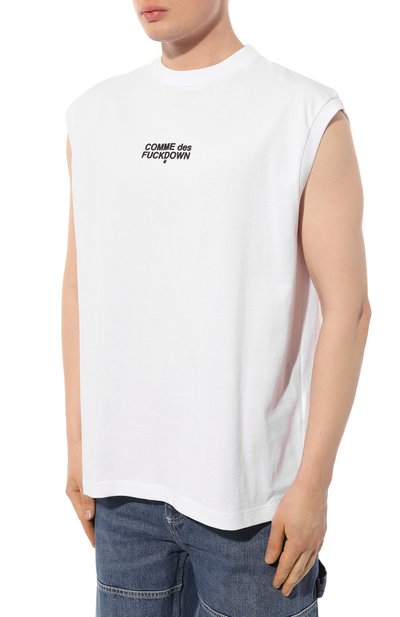 Хлопковая майка COMME DES FUCKDOWN, арт. CFABM00014, фото 3