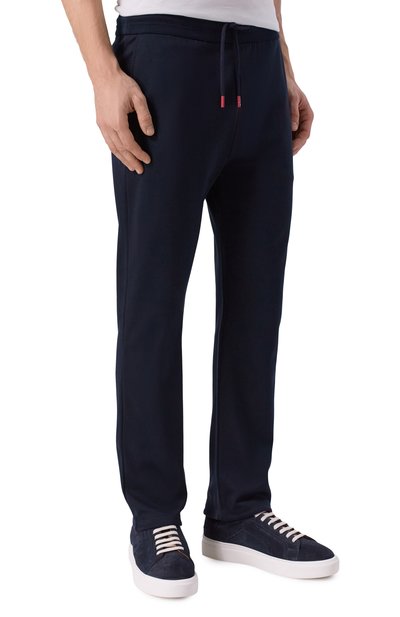 Брюки из хлопка и шелка KITON, арт. UMKY02403, фото 3