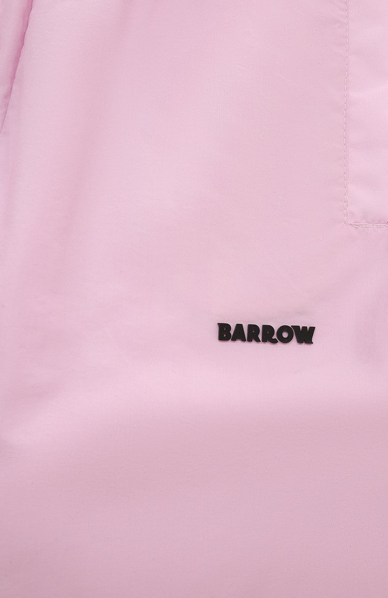 Детские брюки BARROW розового цвета, арт. S4BKJUPA036 | Фото 3 (Материал подклада: Хлопок; Нос: Не проставлено; Материал внешний: Синтетический материал; Случай: Повседневный; Ростовка одежда: 8 лет | 128 см, 12 лет | 152 см, 10 - 11 лет | 140 - 146см, 13 - 15 лет | 158 см)
