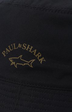 Мужская панама PAUL&SHARK темно-синего цвета, арт. 24417104 | Фото 3 (Материал: Текстиль, Синтетический материал; Материал сплава: Проставлено; Нос: Не п�роставлено)