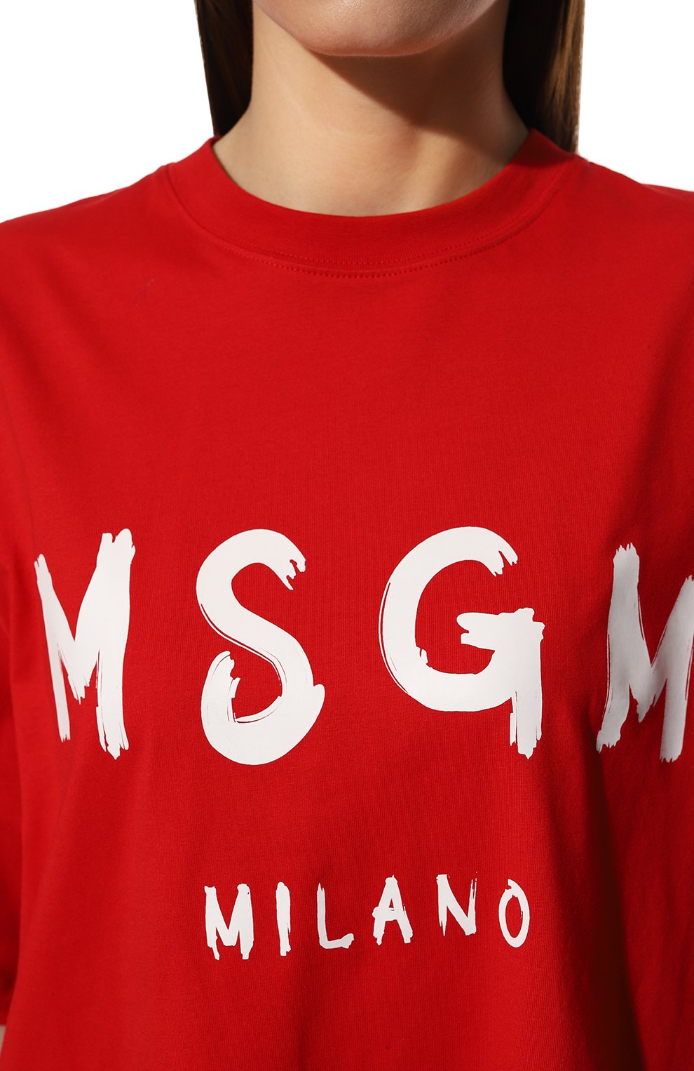 Хлопковое платье MSGM, арт. 2000MDA510 200002, фото 5