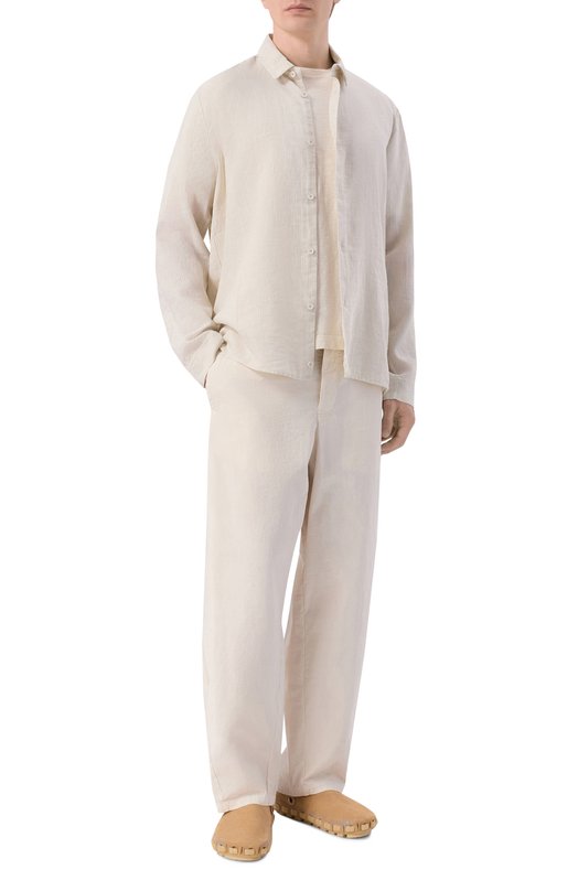 Футболка из хлопка и льна Transit CFUTRC5400 Серый  CFUTRC5400 Фото 2