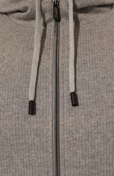 Толстовка из хлопка и шерсти CAPOBIANCO, арт. 17M405.GP00./58, фото 5