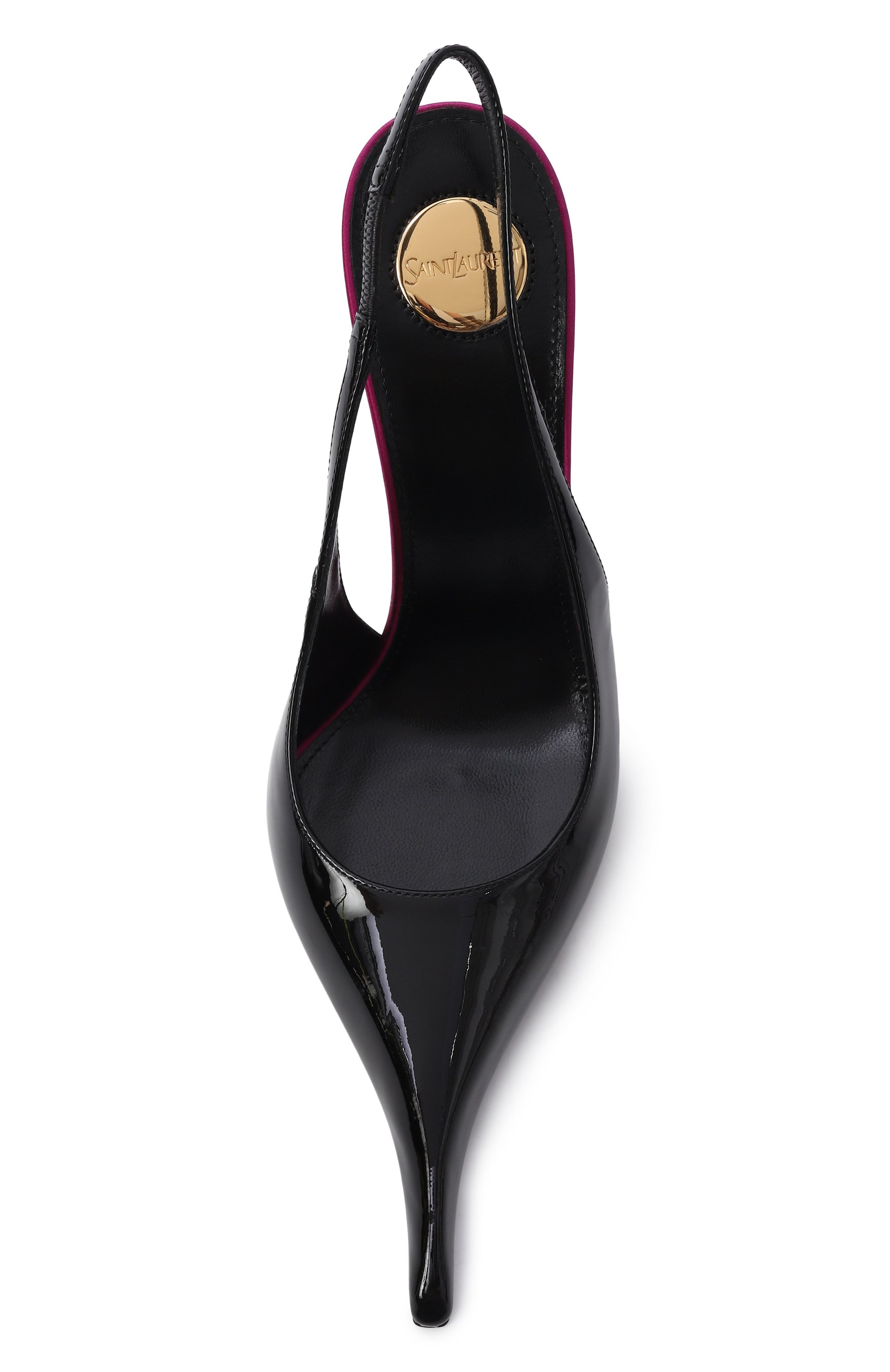 Лакированные туфли amalia 110 SAINT LAURENT, арт. 850072/1TVAN, фото 6