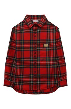 Шерстяная рубашка DOLCE & GABBANA, арт. L55S90/FQ2C9/8-14, фото 1