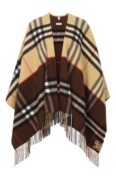 Женская пончо из кашемира и шерсти BURBERRY, арт. 8118277