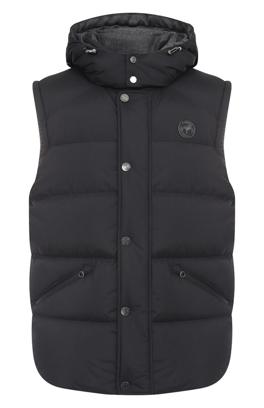 Утепленный жилет Stefano Ricci M6J5400080/PL002Q/64 Чёрный M6J5400080/PL002Q/64
