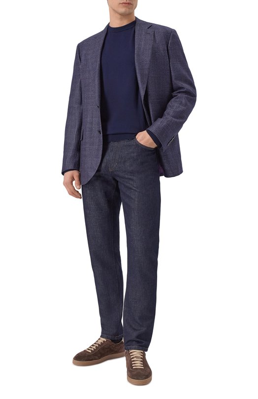 Пиджак из шерсти и шелка Stefano Ricci M1RFSR2000/LP73HA Фиолетовый  M1RFSR2000/LP73HA Фото 3