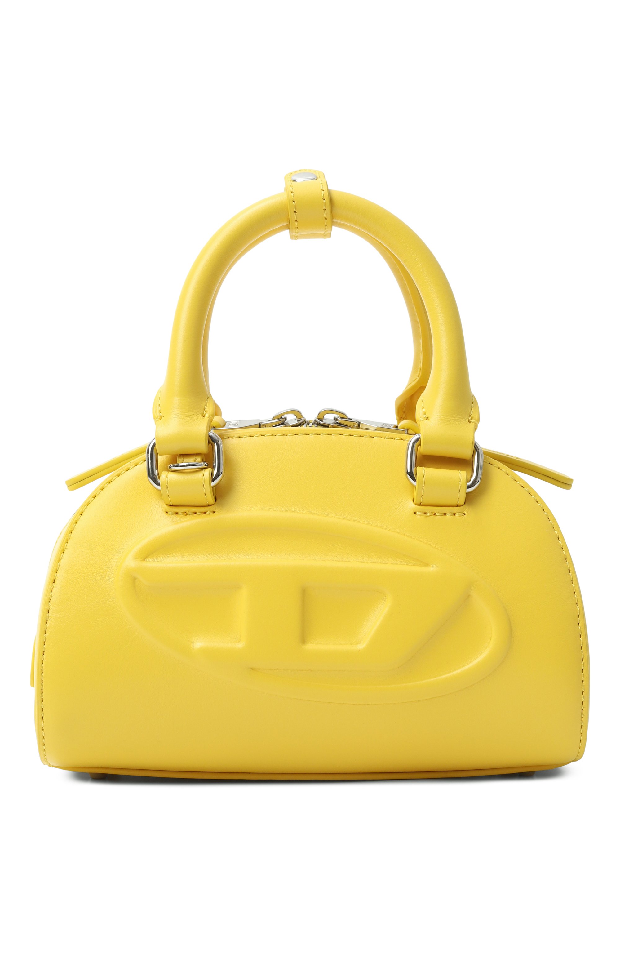 Сумка 1dr dome mini DIESEL желтого цвета по цене 47850 руб., арт. X10369/P8655, фото 1 Сумка 1dr dome mini DIESEL, арт. X10369/P8655, фото 1