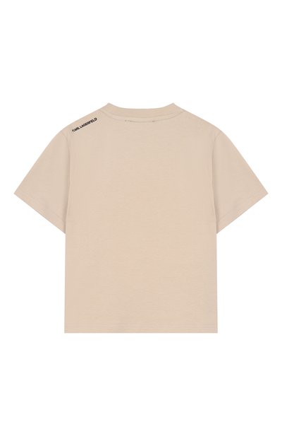 Хлопковая футболка KARL LAGERFELD KIDS, арт. Z31091, фото 2