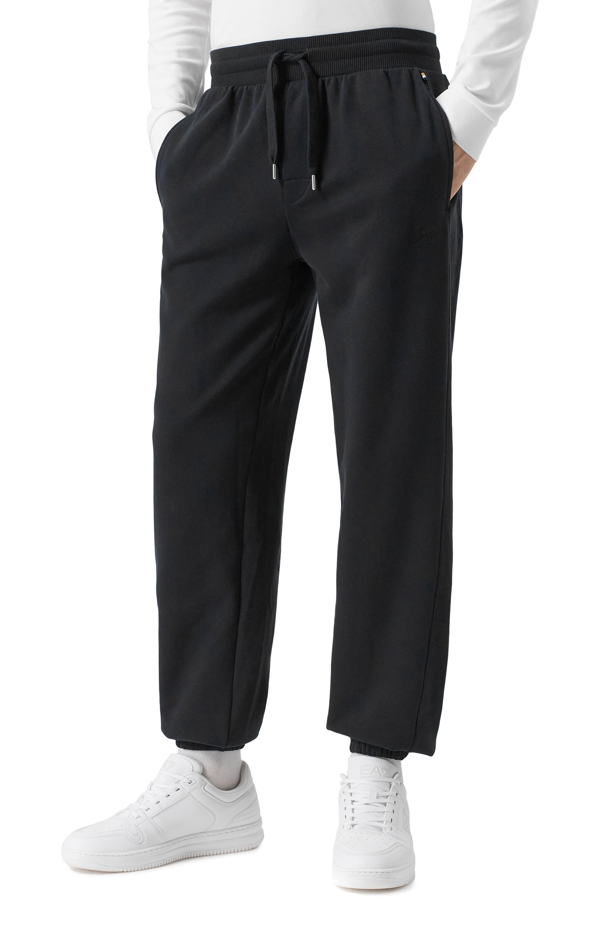 Хлопковые джоггеры BOSS, арт. 50535855, фото 3