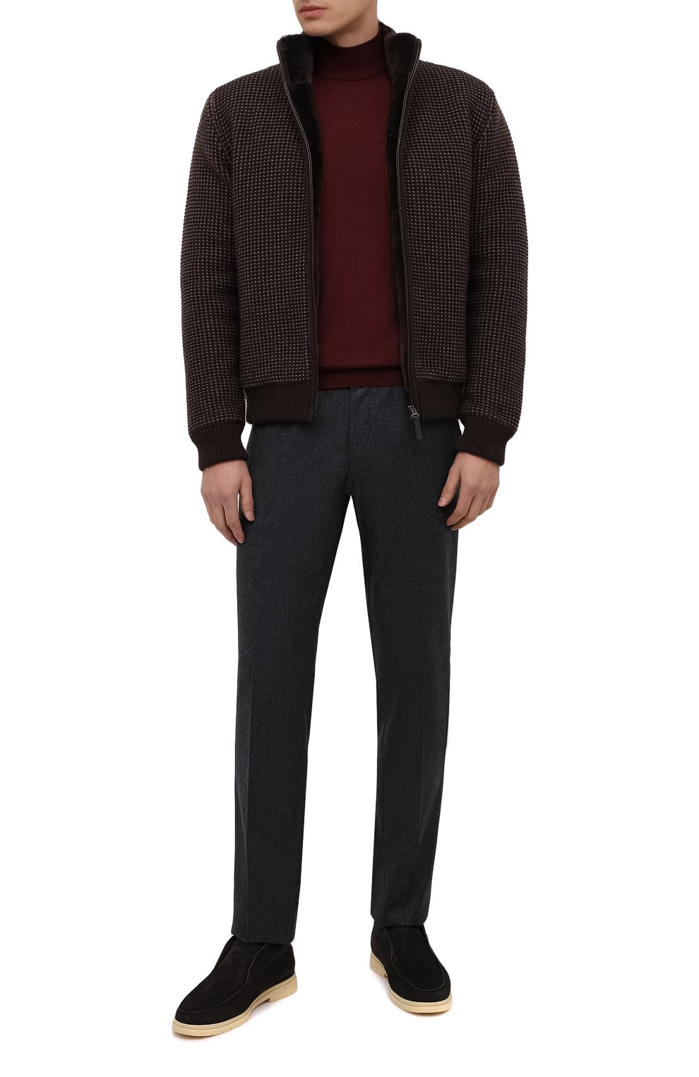 Замшевые ботинки ANDREA VENTURA FIRENZE, арт. W-SAIL0R-EP0ME0/SHEARLING/CACHEMIRE/WS-IV0RY, фото 2