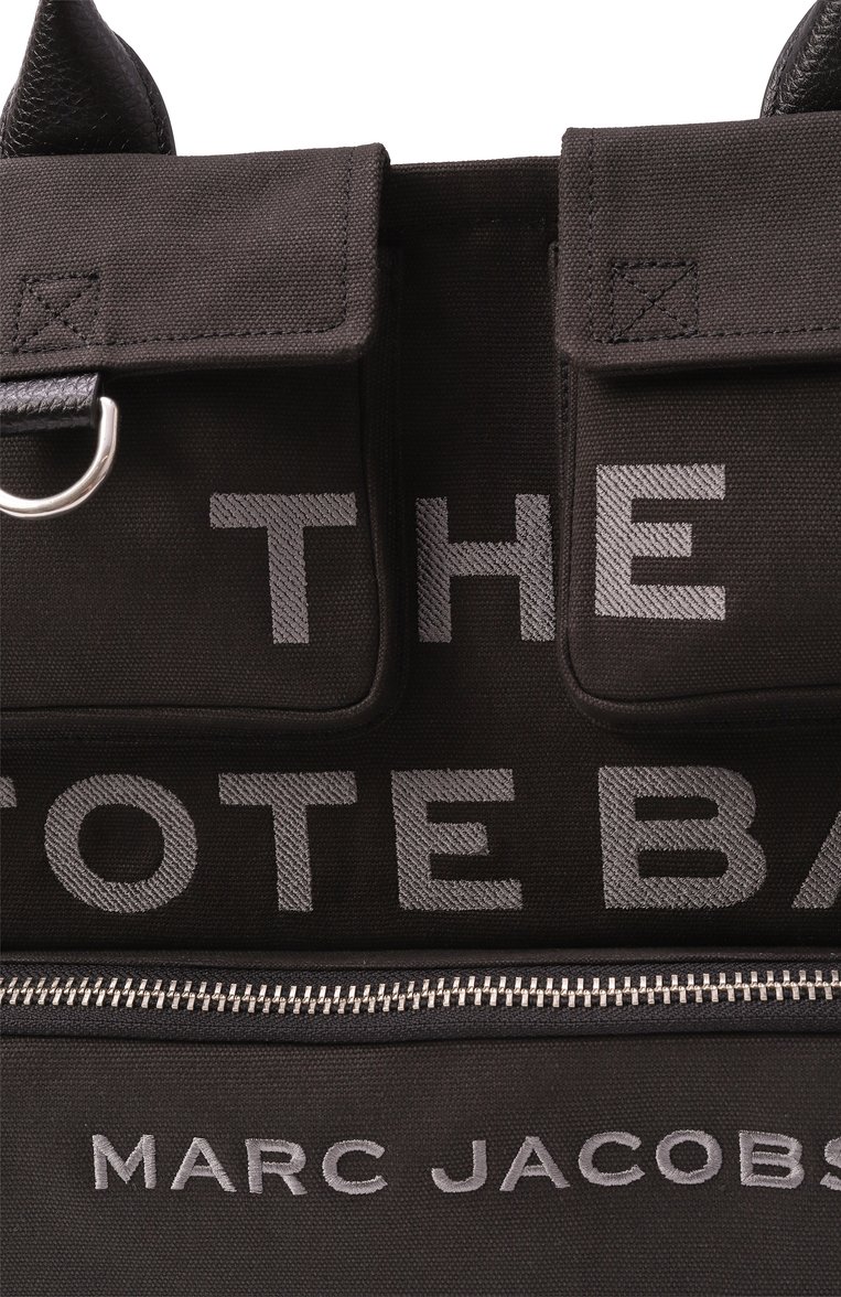 Женская сумка the cargo tote large MARC JACOBS (THE) черного цвета, арт. 2S4HTT005H03 | Фото 3 (Размер: large; Материал: Текстиль)