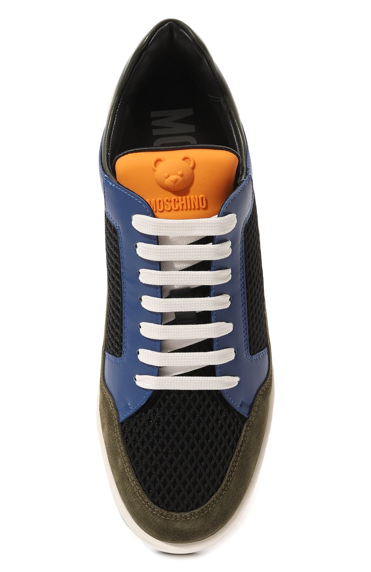 Комбинированные кеды MOSCHINO, арт. MB15874G0G/GH3, фото 6