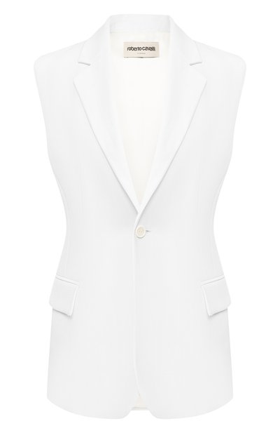 Женский жилет из смеси вискозы и льна ROBERTO CAVALLI, арт. IWT408/LH010