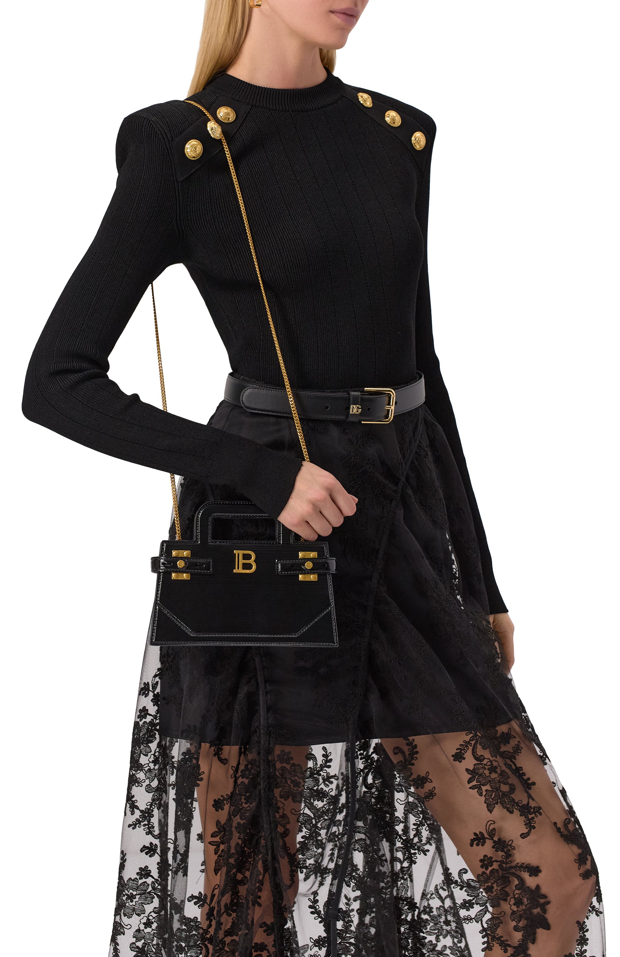 Сумка b-buzz small BALMAIN, арт. EN0KJ931/LPIS, фото 2