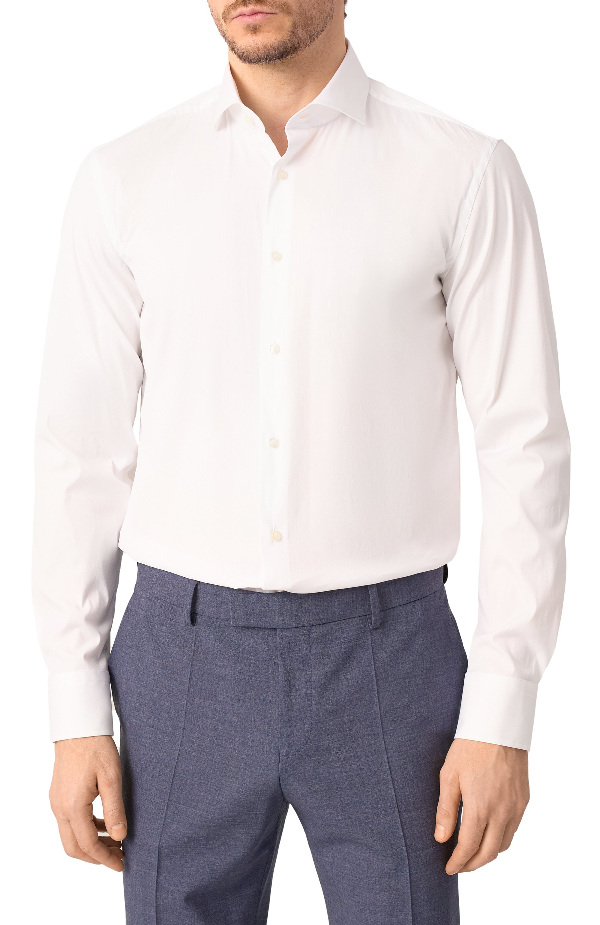 Хлопковая сорочка BOSS, арт. 50479915, фото 3