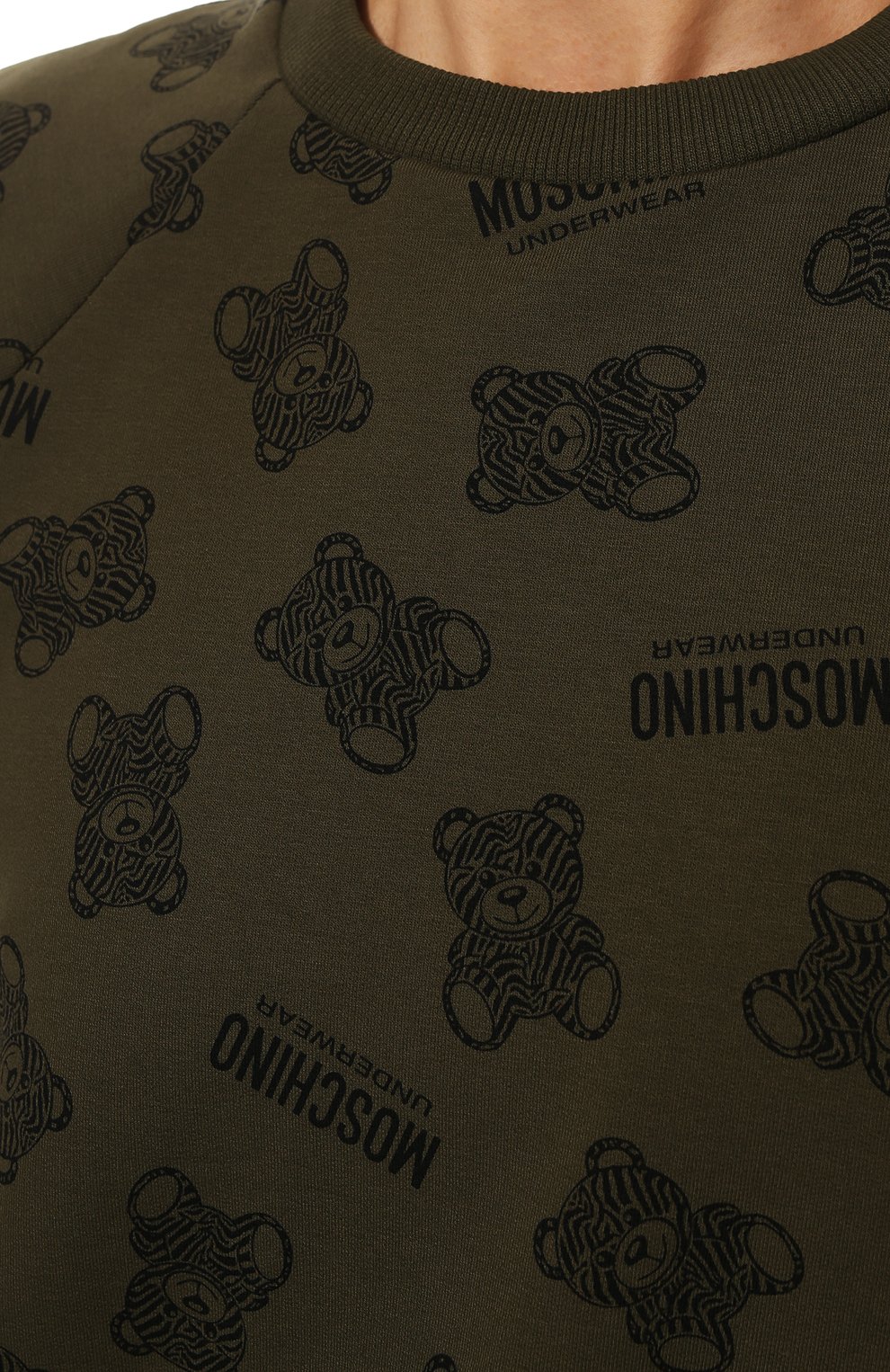 Хлопковая футболка MOSCHINO, арт. A1716/9010, фото 5