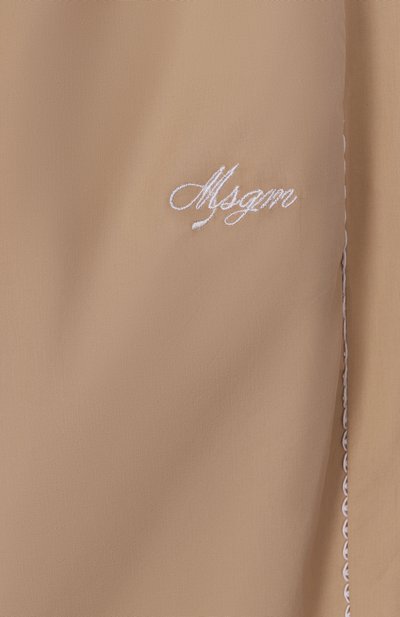 Хлопковые джоггеры MSGM KIDS, арт. S6MSJGPA217, фото 3