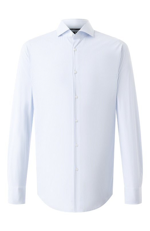 Хлопковая сорочка BOSS 50533433 Голубой 50533433