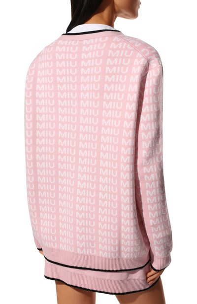 Шерстяной кардиган MIU MIU, арт. MMF198-1V8X-F0442, фото 4