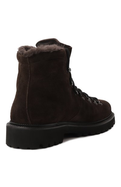 Замшевые ботинки s.moritz MILLE 885, арт. SM0RITZ G0RAIN DEEP NAVY/FUR, фото 5