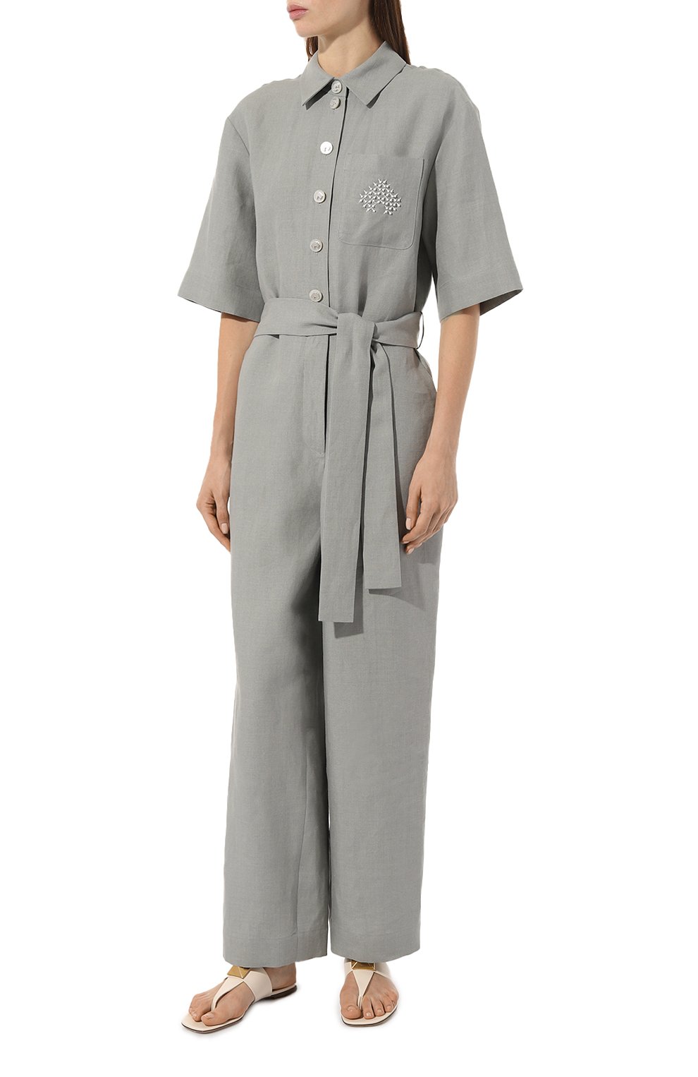 Льняной комбинезон AKHMADULLINA, арт. 1123.3CO402/L723, фото 3