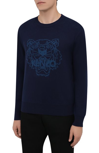 Джемпер из шерсти и хлопка KENZO, арт. FB65PU6453XA, фото 3