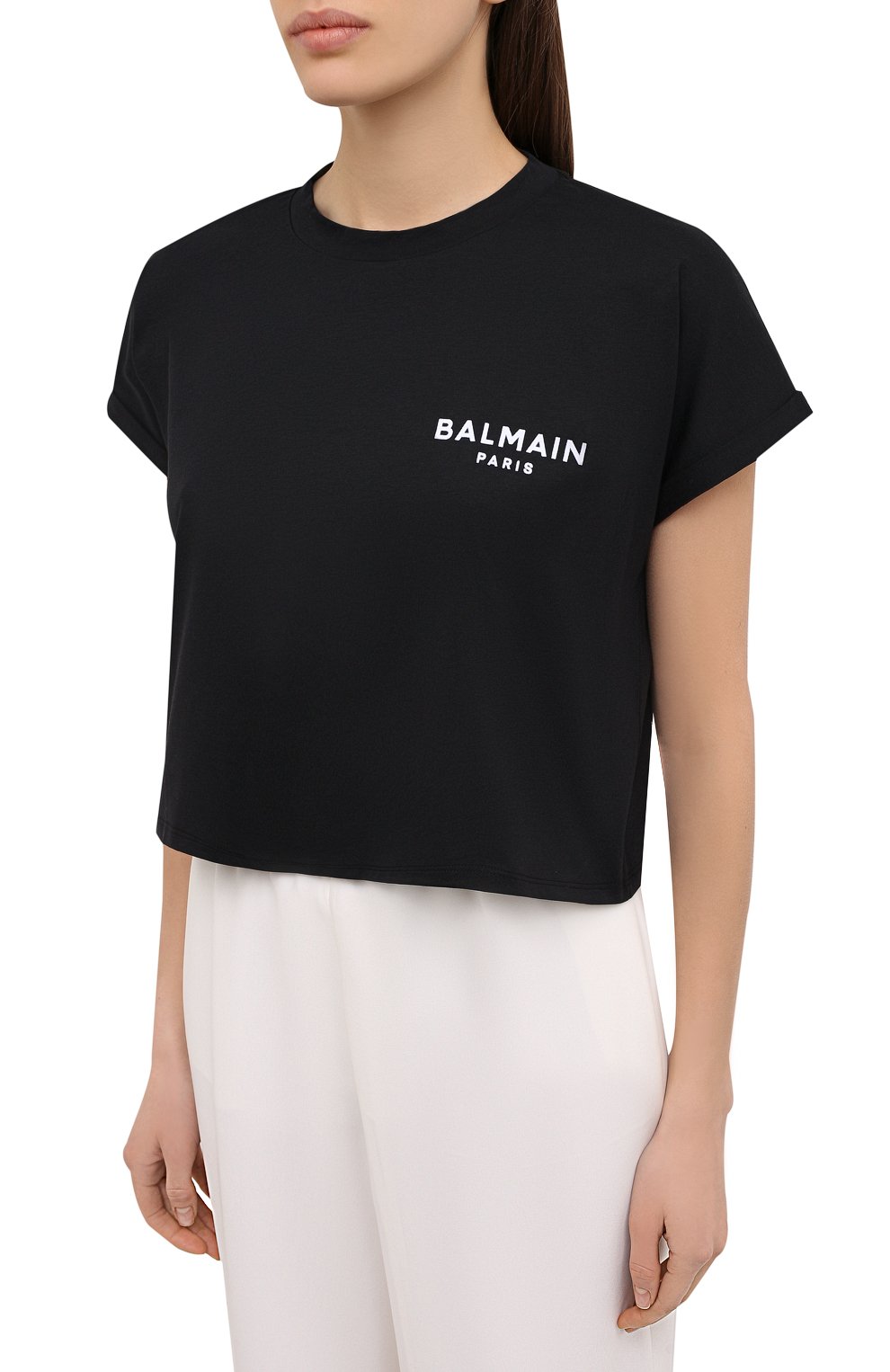 Хлопковая футболка BALMAIN, арт. VF11370/B013, фото 3