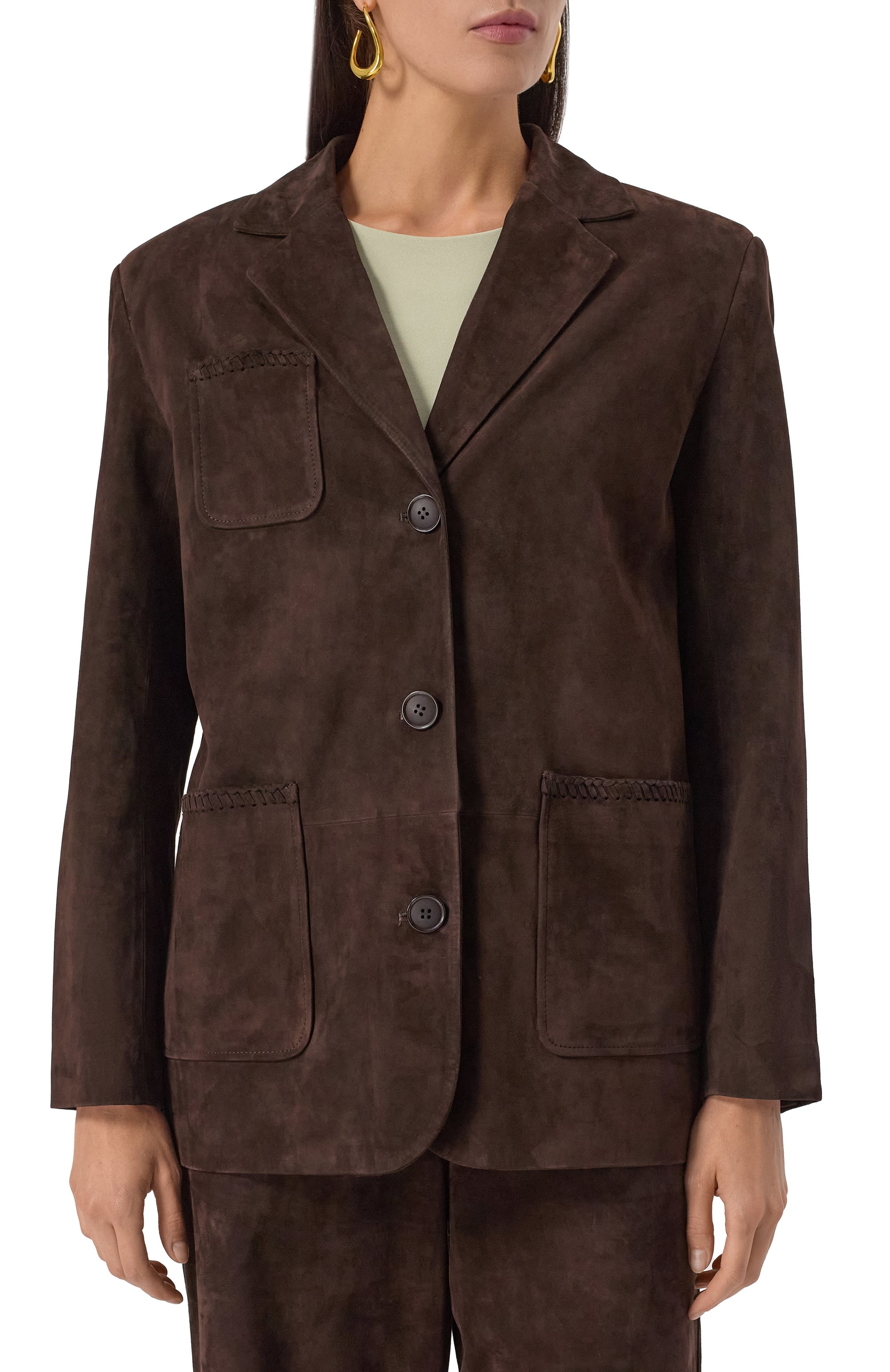 Замшевый жакет VENERA M., арт. VR-02/S, фото 3