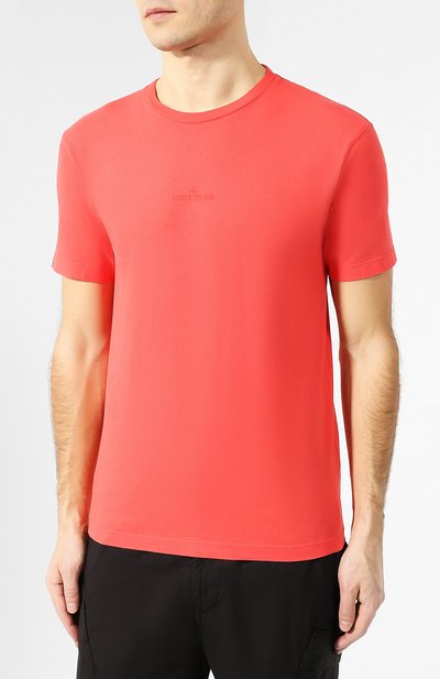 Хлопковая футболка  STONE ISLAND, арт. 70152NS89, фото 3