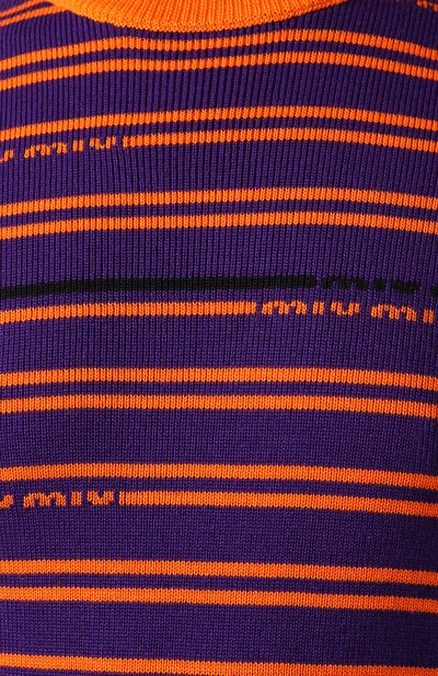 Шерстяной пуловер MIU MIU, арт. MML324-NOC-F0030, фото 5